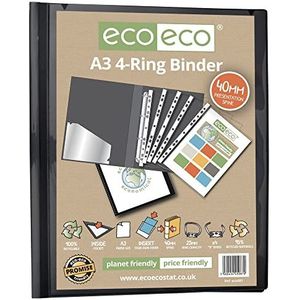 eco-eco Ringband A3 95% gerecycled 4-D portretformaat