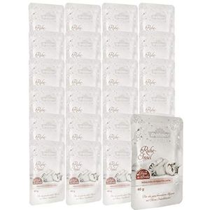 Dehner Premium Lovely Kattentraktatie voor volwassenen, kipfilets in bouillon, in zak, 24 x 40 g (960 g), 1 stuk (1 stuk)