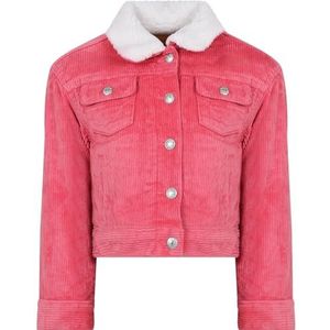 Levi's Kids Lvg Baby Baggy Cord Trucke 3ej310 Jeansjas voor meisjes, Roze raptuur.