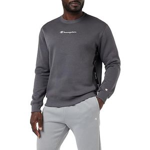 Champion Legacy American Tape Powerblend Fleece Crewneck Sweatshirt voor heren, Grafietgrijs.