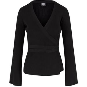 Urban Classics dames gebreide trui zwart xxl, zwart.