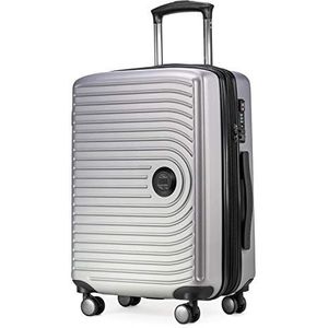 HAUPTSTADTKOFFER - MITTE - Handbagage Koffer Trolley bagage, Cabinekoffer uitbreidbaar, TSA, 55 cm, 55 L, zilver