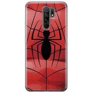 ERT GROUP Beschermhoes voor mobiele telefoon voor Xiaomi Redmi 9, origineel, officieel gelicentieerd product, motief Spider Man 013, perfect aangepast aan de vorm van de mobiele telefoon