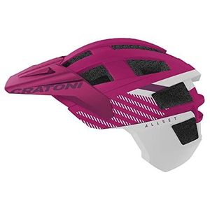 Winora Cratoni Allset Pro Jr unisex volwassenen helm roze/wit mat 52-57 cm