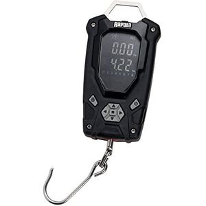 Rapala - Digital RCD Digital Scale - Visartikel voor het wegen van de vissen - Maximaal gewicht van 25 kg - LCD-display gemakkelijk af te lezen, kg of lb - compact model op batterijen - zwart