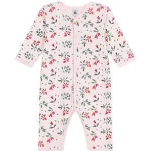 Petit Bateau A0csr Slaap goed zonder voeten baby meisje (1 stuk), Roze/Veelkleurig