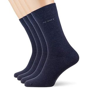 Puma set van 4 paar uniseks sokken, Blauw