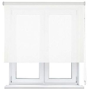 VIEWTEX - Rolgordijn met display 10%/verkrijgbaar in verschillende maten en kleuren (White Pearl, 120 x 190 cm)