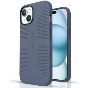 Speck CandyShell Grip beschermhoes voor iPhone 15 Plus, ontworpen voor MagSafe, valbescherming, iPhone 15 Plus en iPhone 14 Plus, krasbestendig, voelt zacht aan, CandyShell Grip