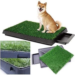 Sailnovo Hondentoilet met verbeterde zoom, huisdiertoilet voor kleine en grote oudere honden, met kunstgras, verbetert de graskwaliteit door een all-zoom
