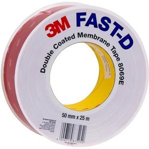 3M Fast D 8069E flexibele uitbreidbare afdichtingstape, 50 mm x 25 m, 0,47 mm