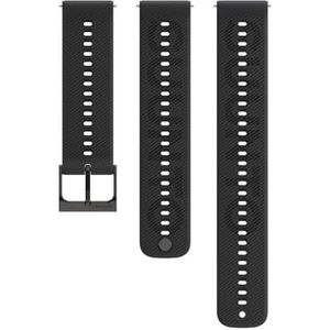 SUUNTO 22 ATH6 Silicone Strap All Black S+M Watch Unisex-Adult, 22MM