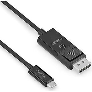 PureLink USB-C naar DisplayPort 4K Ultra HD 60Hz vergulde contacten 1,50m zwart