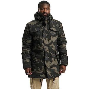 Brandit Marsh Lake Teddyparka heren winterjas Dark Camouflage M, Dark Camouflage, M, Donker camouflagepatroon