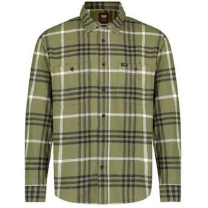 Lee Worker Shirt 2.0 T-shirt voor heren, Mercantile Groen