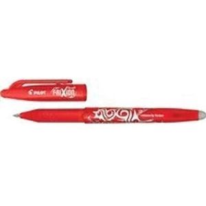 Pilot BL-FR7-R FriXion rollerbalpen gum overschrijver 0,7 mm punt 0,4 mm lijnbreedte 12 stuks rood