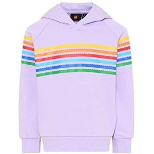 LEGO Unisex sweatshirt met capuchon, 604 medium paars, 152, 604 Medium Purple