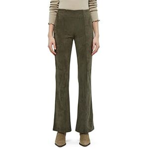 Desires Jalena Dames Uitlopende broek, 3655 Beluga Green, XL, 3655 Beluga groen