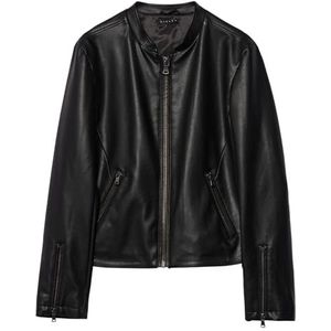Sisley Jacket 2WBDLN03R Veste pour femme Noir 100 Taille 42, Noir 100, 42