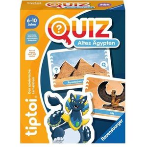 Ravensburger tiptoi 00166 Quiz Altes Ägypten, quizspel voor kinderen vanaf 6 jaar, voor 1-4 spelers