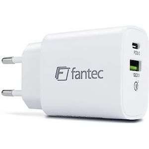 FANTEC 2575 PD3-QC3-AC-20W PD et QC3 Chargeur 20 W avec 2 ports USB