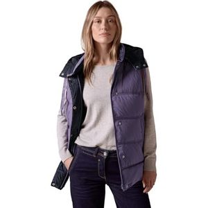 Cecil Gilet à capuche pour femme, Violet Stormy, XXL