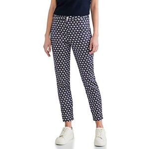 Street One A376311 Skinny stoffen broek voor dames, Donkerblauw