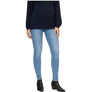 MAMALICIOUS Mama Licious MLONO zwangerschapsjeans voor dames, slim fit, Wassen: Light Blue Denim Wasing