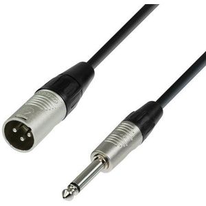 Ah Cables Adam Hall Serie 4 Star-microfoonkabel XLR mannelijk naar mono-jack 6,3 mm, lengte 1,5 m