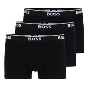 BOSS Set van 3 boxershorts voor heren, zwart.