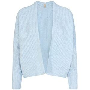 SOYACONCEPT Dames Vest Cardigan Cashmere Blue Melange M, kasjmierblauw mix