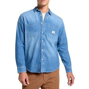 T-shirt de travail 2.0, Mid Denim, XL