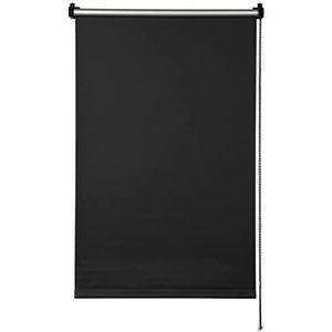 Deco Company Thermo-rolgordijn, zwart, 150 x 100 cm
