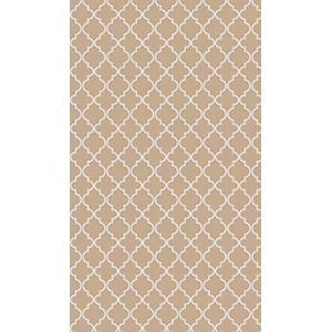 Homemania EXFAB159-60 x 100 cm, Lily 13, bedrukt tapijt voor woonkamer, slaapkamer, modern, roze, wit, polyester, katoen, 60 x 100 cm