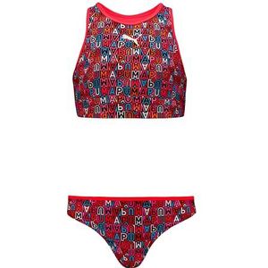 PUMA Swim Girls Ensemble bikini imprimé 1 pièce, multicolore, 116