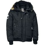 Lonsdale Jarreth jas, zwart, XL (UK L), zwart.