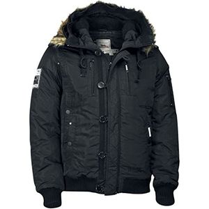 Lonsdale Jarreth jas, zwart, XL (UK L)