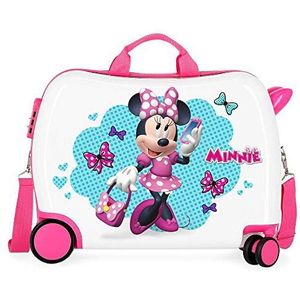 Disney Wheels Handkoffer, Wit., Minnie kinderkoffer