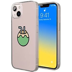 Bonateks, Étui de protection imprimé numériquement compatible avec iPhone 14, coque de protection anti-chocs, silicone, flexible, transparent