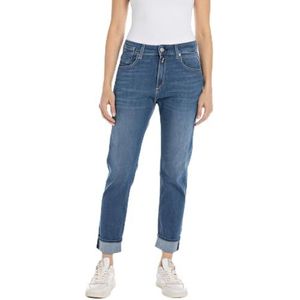 Replay Wa416 Marty Powerstretch damesjeans, Medium Blauw 0092