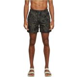 Urban Classics - Palm Zwemshorts - Zwart/Groen