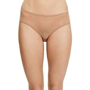 Esprit Sheer Mesh RCS Shorts sous-vêtement, Couleur : Beige, 36 Femme