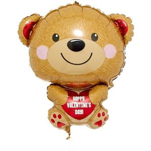 Amscan Anagram 4364901 - folieballon Valentijnsdag teddybeer - 50,8 cm