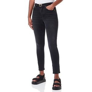 Pinko Susan Skinny Denim Stretch Bla Jeans Femme, Pj4_Lavage vintage noir foncé, 26
