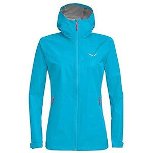 Salewa Aqua 3.0 PTX W Jacket Hardshell Dames, maui blue