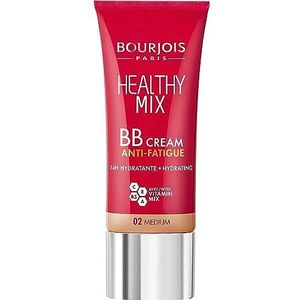 Bourjois - Bb Cream Healthy Mix – anti-vermoeidheid en glansonthuller – natuurlijke, gelijkmatige, frisse en hydraterende teint – 02 medium 30 ml