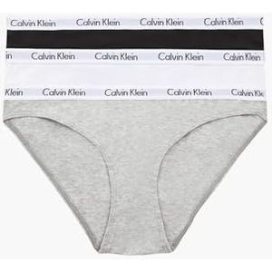 Calvin Klein Carrousel Bikinislips, 3 stuks, zwart/wit/grijs, zwart/grijs/wit