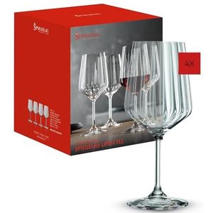 Spiegelau Lifestyle - Rodewijnglas - 630 ml - set 4 stuks
