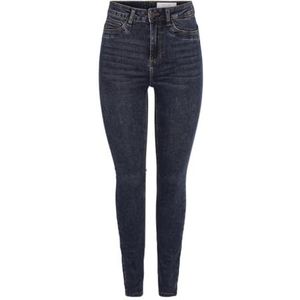 NMCALLIE HW Jean VI506DB FWD CURVE NOOS, Bleu foncé denim, 50W / 32L