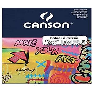 CANSON - Canson notitieboek ... tekening, effen, 120 g/m², 170 x 220 mm